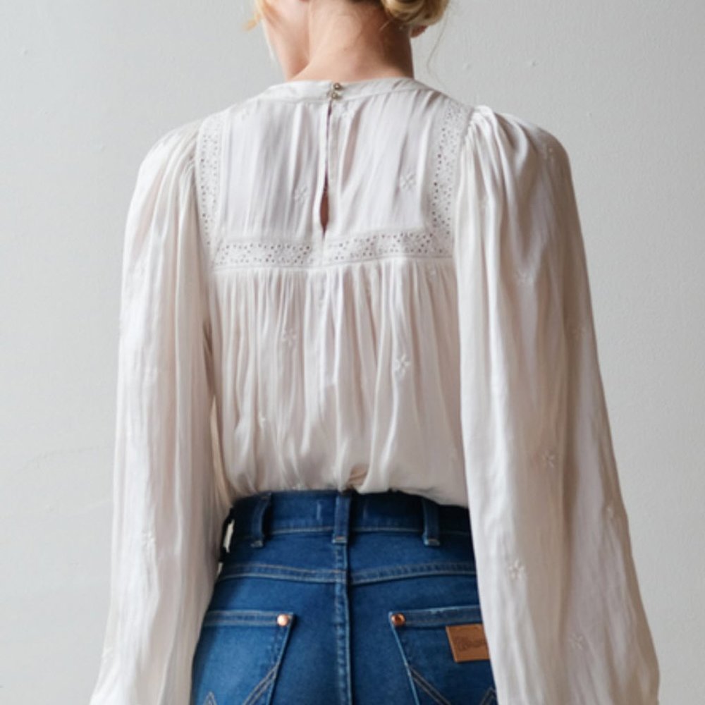 Ulla Johnson Skye Blouse in Black